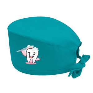 Ventes en gros d'uniformes d'hôpital, casquettes chirurgicales pour médecins et infirmières, polyester et coton, impression par sublimation personnalisée, chapeaux chirurgicaux pour dentistes - Product Image 4