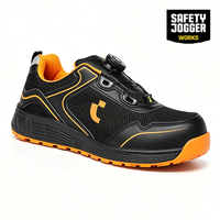 Sepatu Kerja Safety Unisex Grosir, Ringan, Anti-Hantaman, Anti-Tusuk, ESD Anti-Statik, TLS Dial, untuk Bengkel