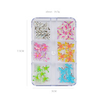 TSZS Ensemble de breloques pour ongles en résine 5D gaufrée de haute qualité, ornements colorés pour ongles en forme de papillon, fleur, animal, dessin animé pour manucure DIY