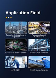 Industrial Handheld <b>Thermal</b> Camera Infrared <b>Thermal</b> <b>Imaging</b> With -20.C~550.C Range 2.C Accuracy 640x512 Resolution 40mk NETD S - Product Image 5