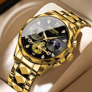 Reloj Cronógrafo de Lujo con Logotipo Personalizado OEM ODM, Reloj Deportivo de Cuarzo, Acero Inoxidable, Moda, Aleación, Cristal, Resistente al Agua - Product Image 6