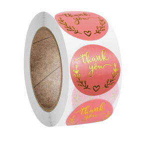 Wholesale Customization Factory Square Shaped Packaging Thank You <b>Stickers</b> for Small Business - Product Image 3