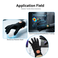 Gant de détection tactile avec matrice de pression flexible pour la collecte de données sur robot humanoïde, la téléopération et la perception de la force au bout des doigts