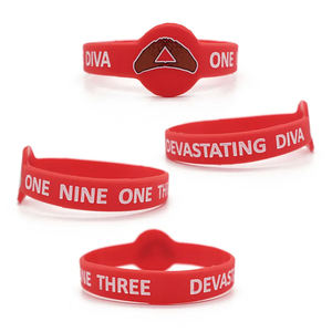 Pulsera inspiradora de neón de plástico para evento de silicona para gimnasia impermeable a la moda de bajo precio de moda de 2017 - Product Image 4