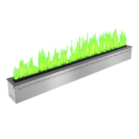 Cheminée électrique à vapeur d'eau avec flamme LED 3D réaliste, économe en énergie, pour usage intérieur, design pour salon, fourni par l'usine