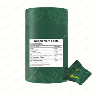 OEM Private Label Natural Turmeric &amp; Ginger Extract Gummies <strong>Black</strong> Pepper for Immune Support Antioxidants Energy Support-Adults - Product Image 2