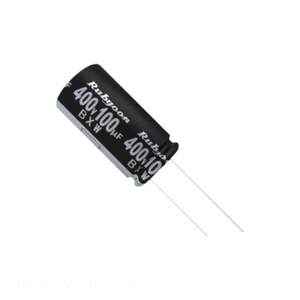ตัวแทนจำหน่ายอย่างเป็นทางการ คาปาซิเตอร์แบบ Through Hole รุ่น ALUM 160V POLAR 160BXW330MEFR12.5X45 330 uF - Product Image 1