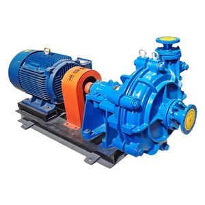 Bomba de lodos horizontal de hierro fundido de alta densidad, personalizada, de alta calidad, para descarga de arena y dragado de aguas residuales - Product Image 1