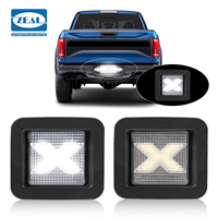 Feux de plaque d'immatriculation LED de style X pour Ford F-150 Raptor 2015-2024, feux de pare-chocs arrière pour pick-up, lampe de plaque FL3Z13550A, lot de 2 pièces