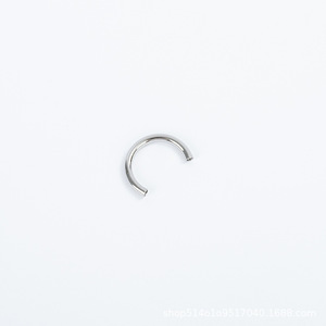 Anneau en acier inoxydable en forme de fer à cheval 1,2/1,0 mm 6/8/10/12 mm avec filetage interne pour bijoux de piercing - Product Image 5