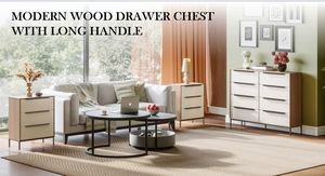 Cajones de TV de almacenamiento de 5 capas de diseño moderno Marco de acero Cajón de 3 niveles Cofre Juego de muebles de sala de estar Almacenamiento eficiente - Product Image 3