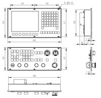 Controlador CNC Siyuer 998T-MAX de 5 ejes con programación de código G, controlador de movimiento Cnc Mpg mach3, controlador de freno de prensa Cnc