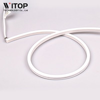 WITOP Lumière à émission supérieure DC12V 10*10 SMD2835 Blanc/RGB Smart 12V Pliable Haute Qualité Silicone Neon Led Strip Light