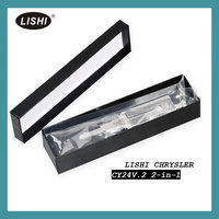 Décodeur de serrure automobile LISHI CY24 2-en-1 pour véhicules Chrysler, en acier inoxydable, utilisation professionnelle par un serrurier, fonctionnement gaucher/droitier
