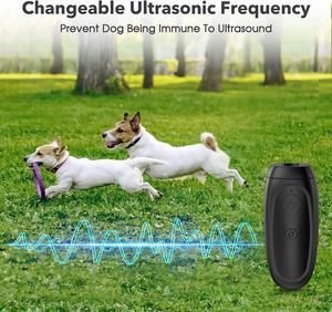 पालतू अल्ट्रासोनिक कुत्ते छाल नियंत्रण बहु-कार्यात्मक एंटी-बार्किंग डिवाइस कुत्ते प्रशिक्षण उपकरण - Product Image 4