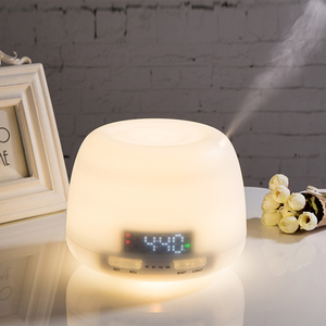 <span class=keywords><strong>4</strong></span> em 1 Aroma Difusor Despertador Waterless Auto-Off Óleo Essencial Umidificador com RGB Night Light para Casa - Product Image 2