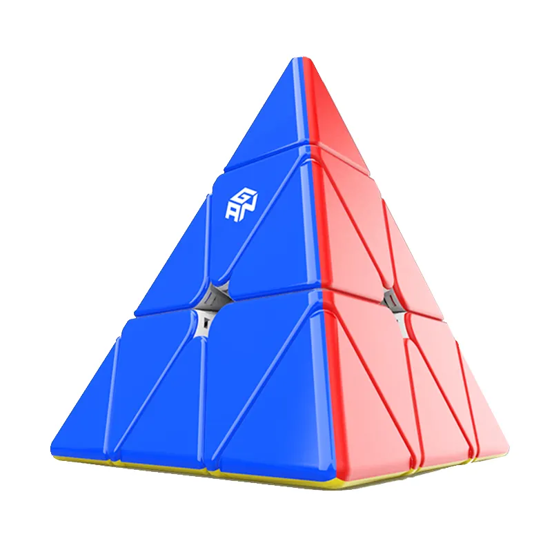 GAN Cube pyramide magnétique en forme de pyramide triangulaire Jouets éducatifs pour enfants et débutants Cube de décompression