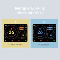 Thermostat Wifi pour moteur CC 0V - 10V, vanne proportionnelle intégrée, unité de ventilo-convecteur, registre, double sortie 0V - 10V