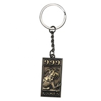 Fabricants de porte-clés personnalisés en alliage de zinc avec logo personnalisé, logo d'anime personnalisé, porte-clés en métal personnalisé en émail dur ou souple