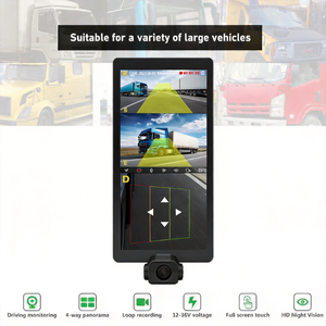 Cámara para Coche de Alta Definición con Dos Cámaras y Conexión 4G, Monitor de 10.36 Pulgadas con Vista en Vivo, Visión Nocturna en Tiempo Real, Grabador de Conducción - Product Image 2