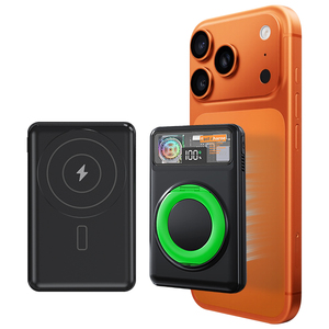 Wholesale 10000mAh High Quality Mini Portable <strong>Powerbank</strong> Pd22.5w Fast Charge Digital Display <strong>Magnetic</strong> Wireless Charge Power Bank - Product Image 2