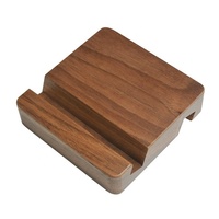 Support de tablette de bureau personnalisé en bois de noyer noir et bambou avec base en bois pour lit et bureau – Idéal pour Thanksgiving et la Saint-Valentin