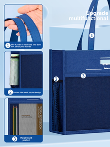 <span class=keywords><strong>Portadocumentos</strong></span> de artista de dibujos animados personalizados de fábrica A2 A3 estuche de cuero para cartera, organizador de cartera, <span class=keywords><strong>mochila</strong></span> de mano - Product Image 3