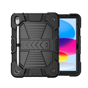 Funda protectora de silicona 3 en 1 anticolisión y resistente a caídas con soporte para iPad 10.ª generación 10.9 y 11.ª generación A16 - Product Image 6