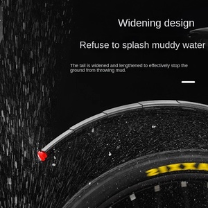 TOSUODユニバーサル自転車フェンダー伸縮式後輪マッドガードテールライト付き前輪レインベンダーマウンテンバイク用 - Product Image 3