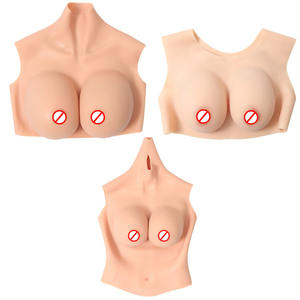 Pecho de silicona falso con forma de pecho, Copa grande, <span class=keywords><strong>tetas</strong></span> para adultos, Cosplay Artificial, pechos falsos, forma de pecho de silicona, vestido cruzado transgénero - Product Image 2
