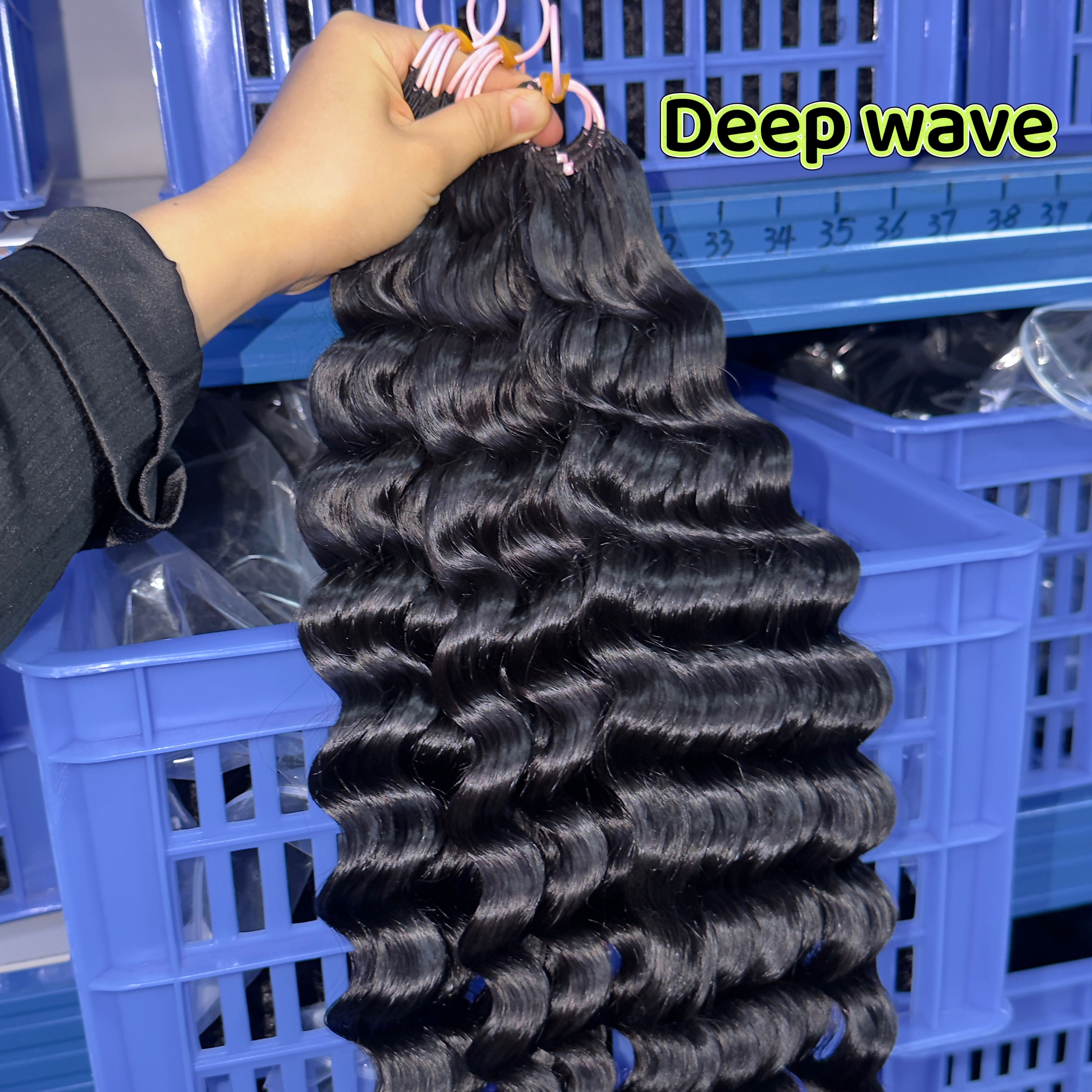 Lot de 1 mèche crochetée Deep Wave (100g/mèche)