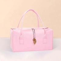 Boîte cadeau d'entreprise en cuir PU, grande boîte de rangement, boîte de rangement pour bijoux, emballage cadeau en cuir
