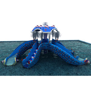 Toboggan aquatique pour enfants Équipement de terrain de jeu extérieur pour parc aquatique d'été Toboggans aquatiques passionnants pour la récréation heureuse des enfants - Product Image 2