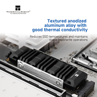 Pabrik Pasokan Dual Copper Heatpipes PCIe M.2 2280 CNC Aluminium Thermalright CSA-5 PRO NVMe SSD Radiator