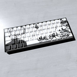 130 74 Teclas <span class=keywords><strong>Kaneki</strong></span> Ken, Teclas de Anime y Cómics, Perfil Cherry PBT, Teclas Personalizadas Hechas a Mano para Teclado Mecánico - Product Image 4