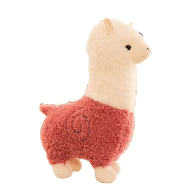 Alpaca llama de pelúcia 28cm, brinquedos arco-íris, boneca de alpaca llama, animais de pelúcia