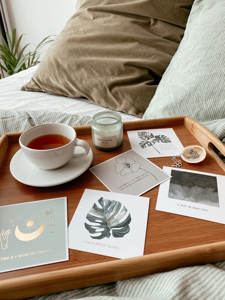 Impression personnalisée de cartes de pleine conscience positives pour l'amour de soi Cartes d'affirmation de santé pour les soins personnels - Product Image 6