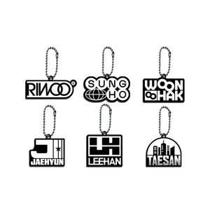 Custom Wholesale Star Name Brand Acrylic Key Chain PVC UV Printing Cartoon Souvenir Fashion Trend Accessories - Product Image 1
