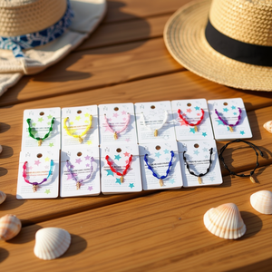 Bracciale Nodo a Sette Stelle con Osso di Pesce Dorato, Catena in Acciaio Inossidabile, Gioiello alla Moda Unisex, Regalo - Product Image 2