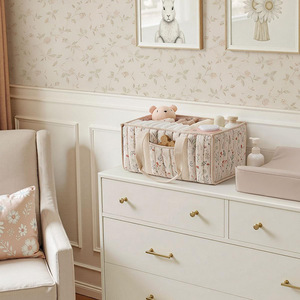 Organizer per Pannolini da Comodino, Cesto Portaoggetti per Salviette, Regalo per Baby Shower, Organizer per Auto, Organizer per Cameretta - Product Image 4