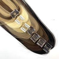 Frange à clipser en cheveux indiens Remy, extension frontale 100 % cheveux humains, 11 pouces, lisses, sans perte de cheveux – Meilleures ventes