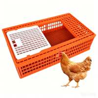 Vente en gros de nouvelles cages à poulets pliables en plastique de type H 95*55*27cm et caisses de transport pour les fermes avicoles thaïlandaises