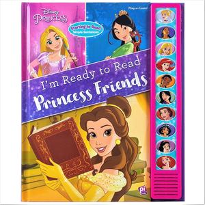 Je suis prêt <span class=keywords><strong>à</strong></span> <span class=keywords><strong>lire</strong></span> Princess Friends Sound Book 10 Appuyez sur les boutons Livre sonore pour enfants - Product Image 5