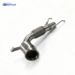 Downpipe de alto rendimiento para MINI COOPER S F56 B48 2.0T, sistema de escape de alto flujo de acero inoxidable 304, pieza de carreras atornillable, Eur5 200 celdas - Product Image 3