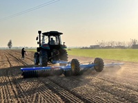 Rouleau de sol agricole à 3 points pour tracteur
