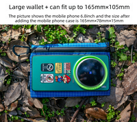 Porte-passeport étanche 14g/18g pour voyage et usage extérieur, pochette ultra-légère en UHMWPE avec fermeture éclair YKK, pour cartes de crédit, documents d'identité, argent liquide et petits objets