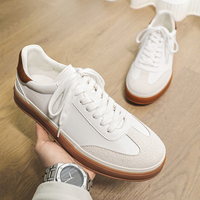 Chaussures de Skateboard de Luxe Personnalisées 39-44, Baskets Tendance Quatre Saisons, Tige en PU Respirante, Fermeture à Lacets, Plateformes Plates