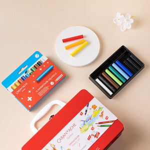 Estuche de Viaje con Juego Limitado de Lápices de Colores Solubles en Agua <span class=keywords><strong>Caran</strong></span> <span class=keywords><strong>D</strong></span>'<span class=keywords><strong>Ache</strong></span> de 10/12 Colores para Estudiantes de Arte Profesional y Niños - Product Image 3