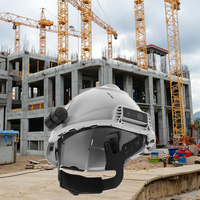 5G Wifi Caméra en direct ABS GPS Casque de sécurité industrielle Casque de sécurité intelligent avec capuchon de protection en blanc bleu rouge jaune