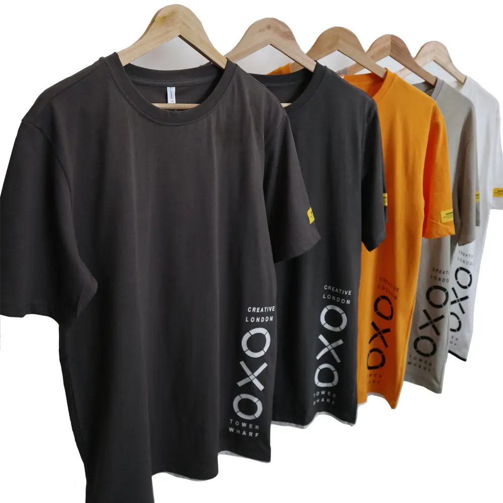 MYY2102 100% कॉटन समर प्रिंट टी-शर्ट टॉप टीज़ फैशन कपड़े छोटी आस्तीन वाली टी शर्ट